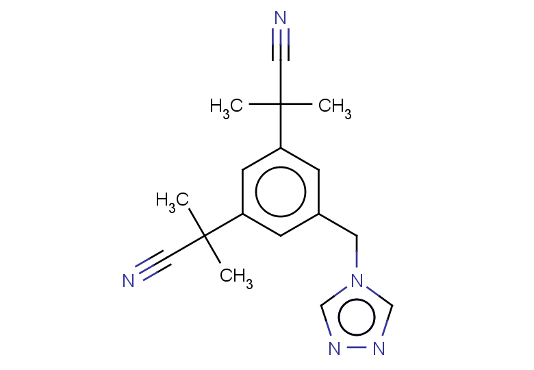 2-[3-(1-cyano-1-methylethyl)-5-[(4H-1,2,4-triazol-4-yl)methyl]phenyl]-2-methylpropanenitrile