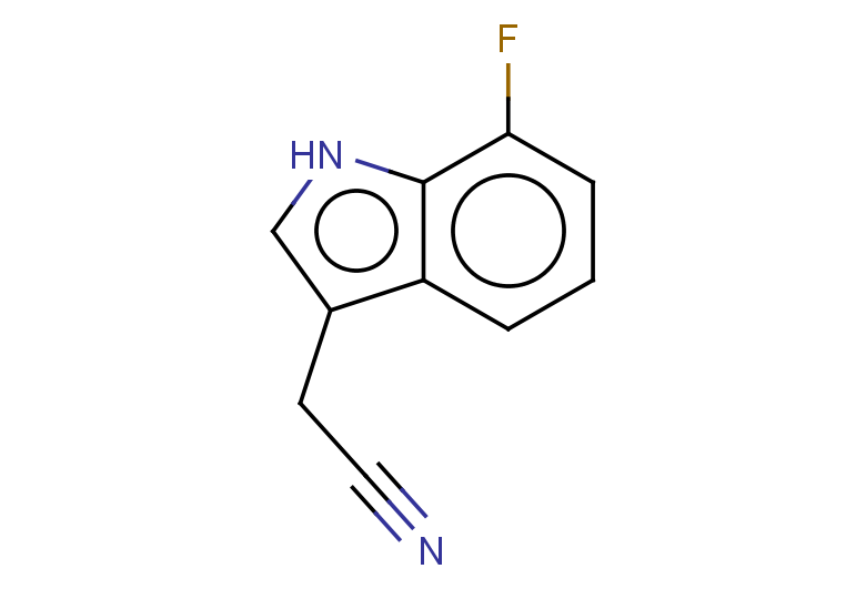 2-(7-fluoro-1H-indol-3-yl)acetonitrile