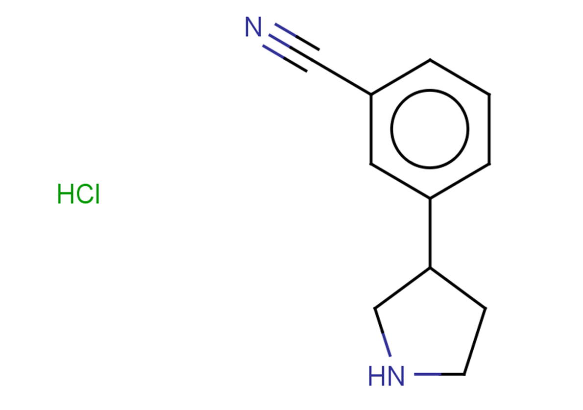 3-(pyrrolidin-3-yl)benzonitrile hydrochloride