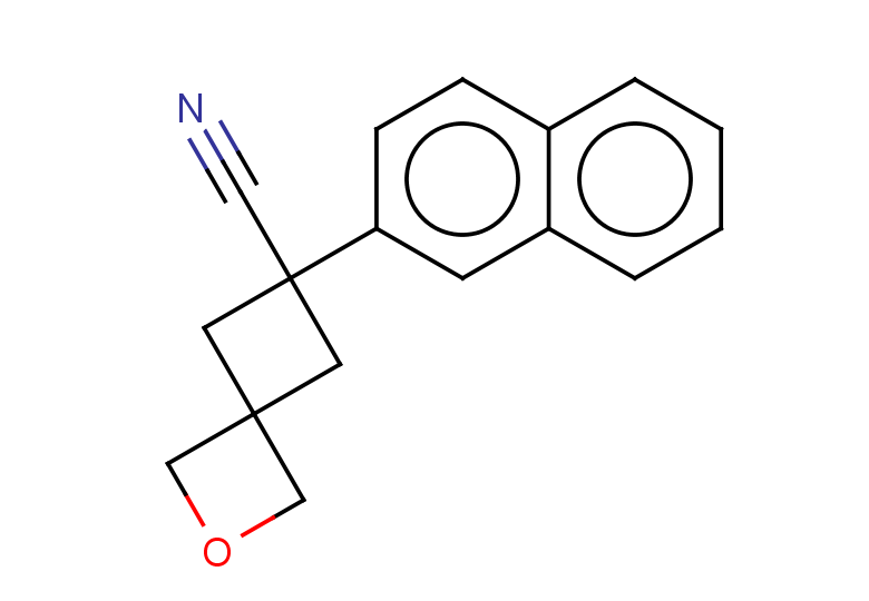 6-(naphthalen-2-yl)-2-oxaspiro[3.3]heptane-6-carbonitrile