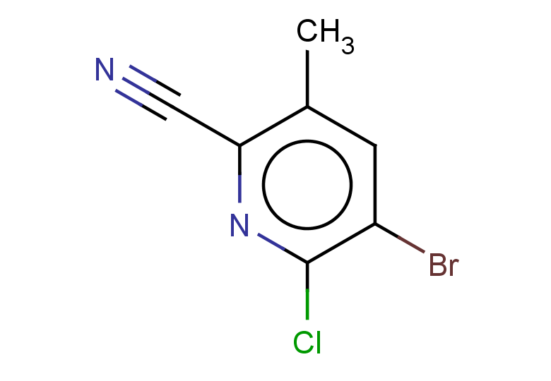 5-bromo-6-chloro-3-methylpyridine-2-carbonitrile