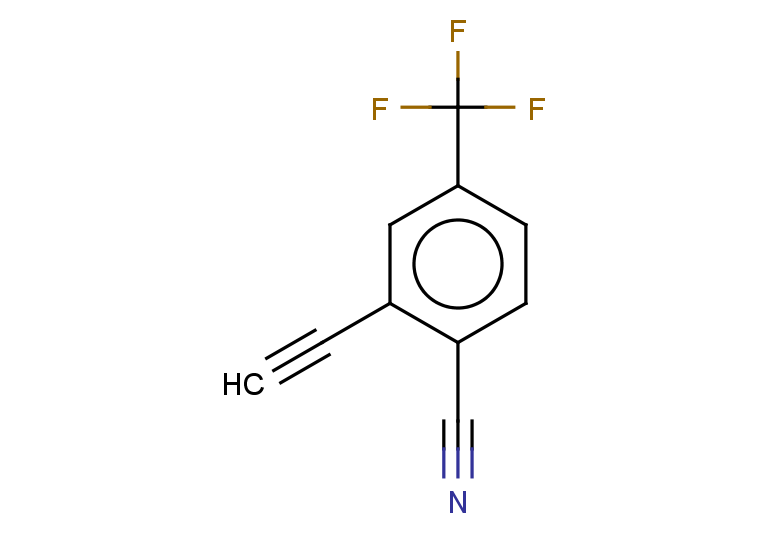 2-ethynyl-4-(trifluoromethyl)benzonitrile