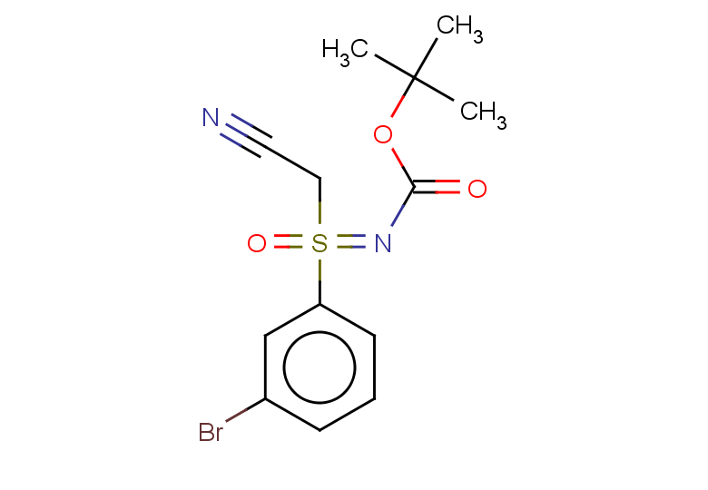 tert-butyl N-[(3-bromophenyl)(cyanomethyl)oxo-lambda6-sulfanylidene]carbamate