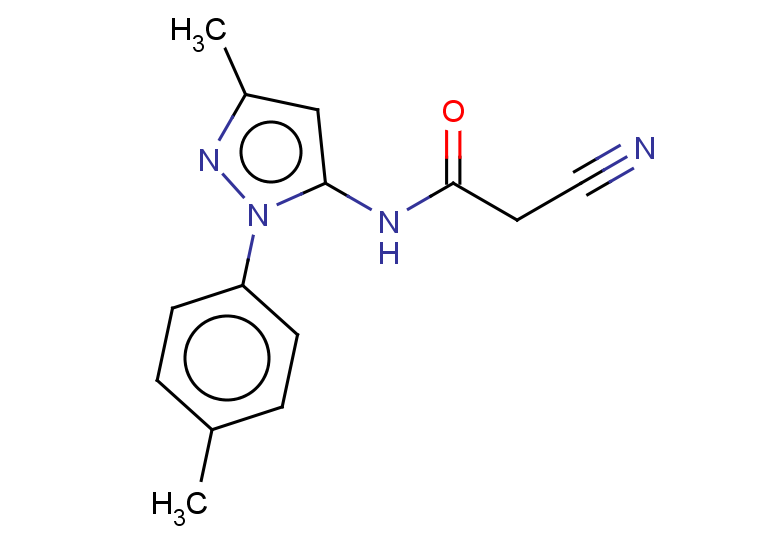 2-cyano-N-[3-methyl-1-(4-methylphenyl)-1H-pyrazol-5-yl]acetamide