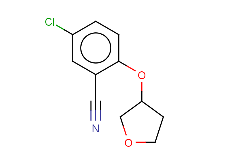 5-chloro-2-(oxolan-3-yloxy)benzonitrile