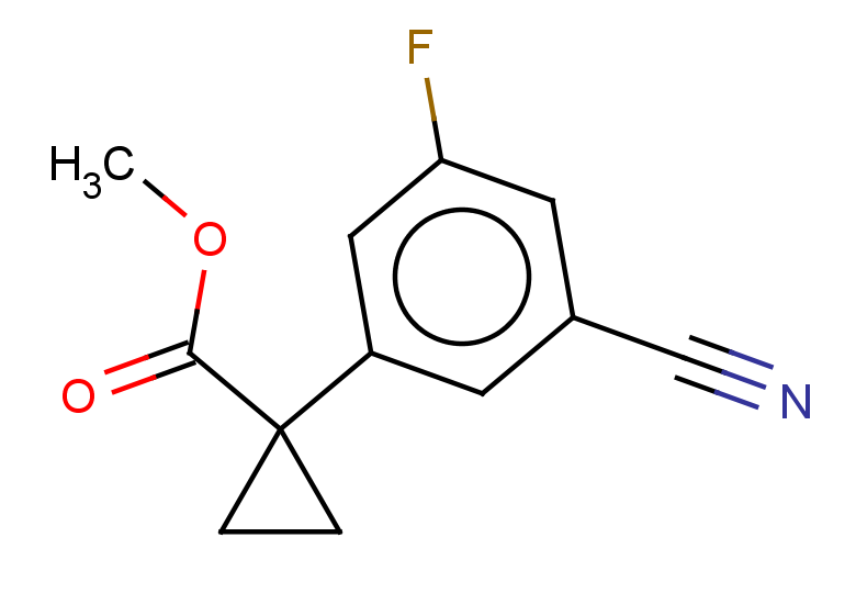methyl 1-(3-cyano-5-fluorophenyl)cyclopropane-1-carboxylate