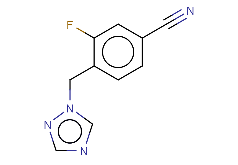 3-fluoro-4-(1H-1,2,4-triazol-1-ylmethyl)benzonitrile
