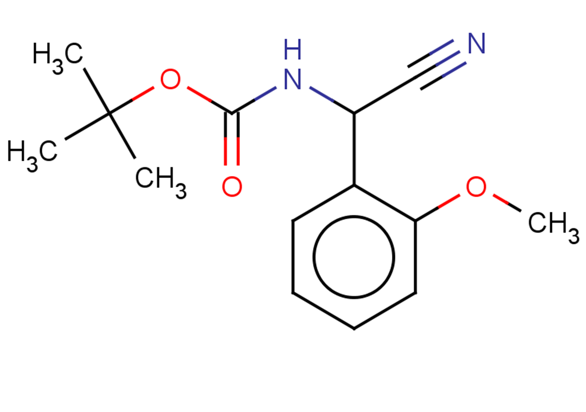 tert-butyl N-[cyano(2-methoxyphenyl)methyl]carbamate