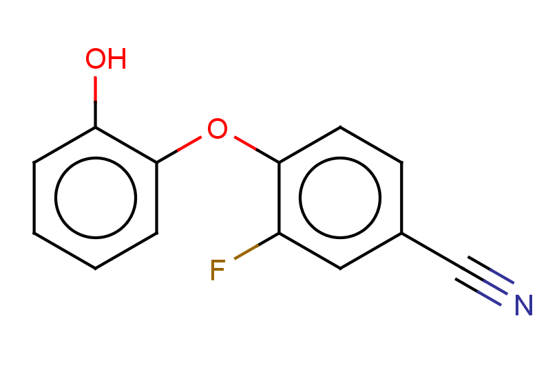 3-fluoro-4-(2-hydroxyphenoxy)benzonitrile
