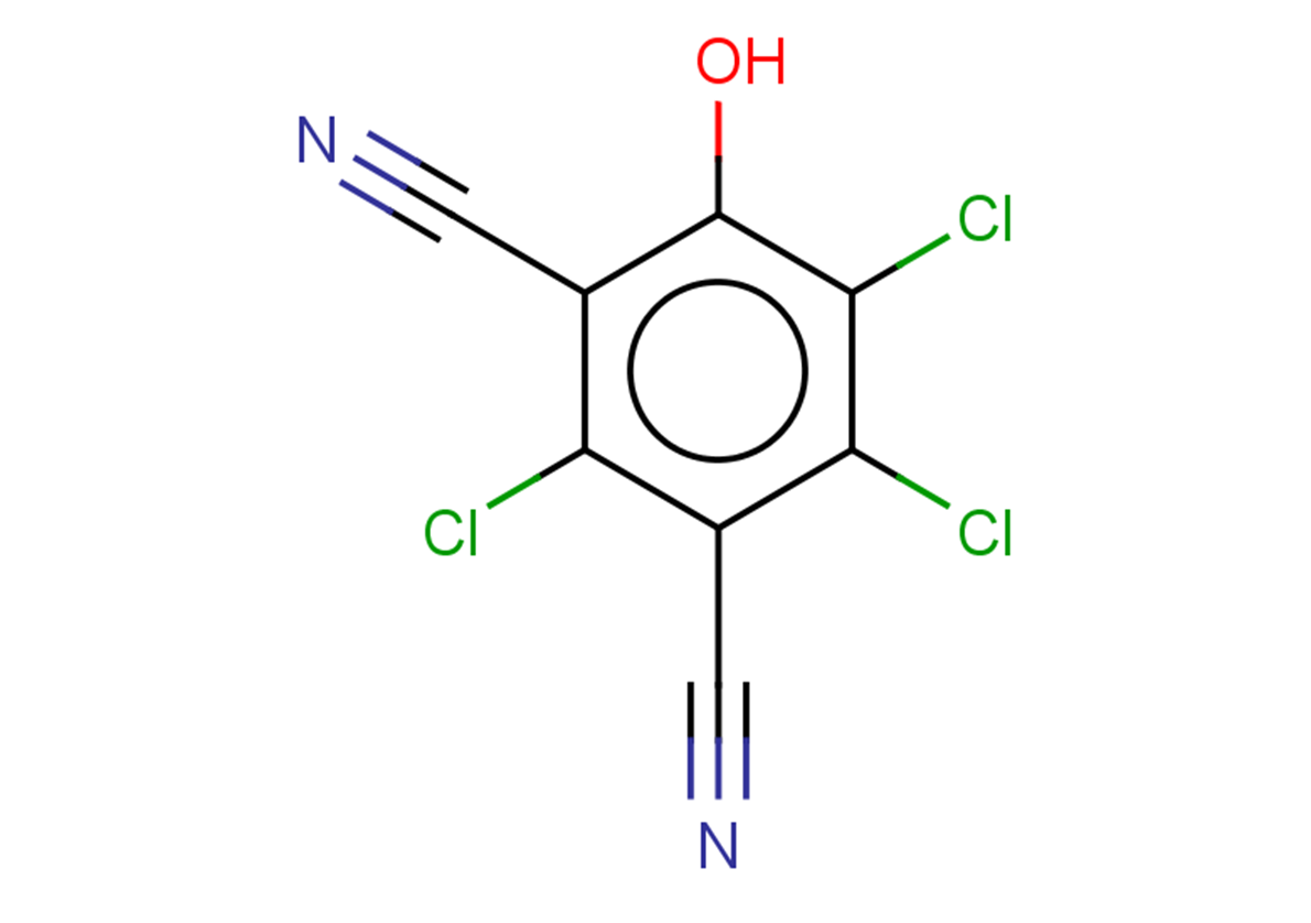 2,4,5-trichloro-6-hydroxybenzene-1,3-dicarbonitrile