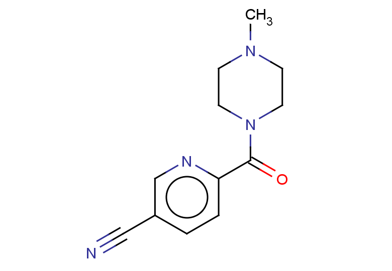 6-(4-methylpiperazine-1-carbonyl)pyridine-3-carbonitrile