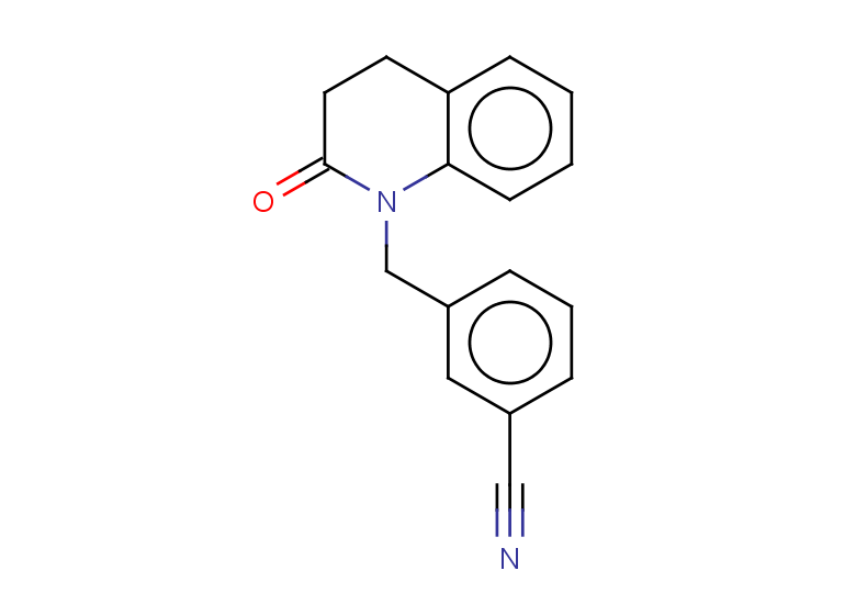 3-[(2-oxo-1,2,3,4-tetrahydroquinolin-1-yl)methyl]benzonitrile