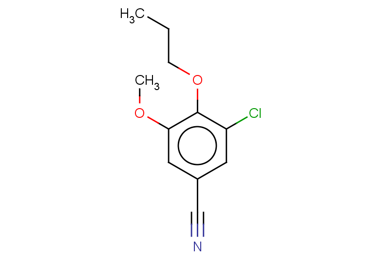 3-chloro-5-methoxy-4-propoxybenzonitrile