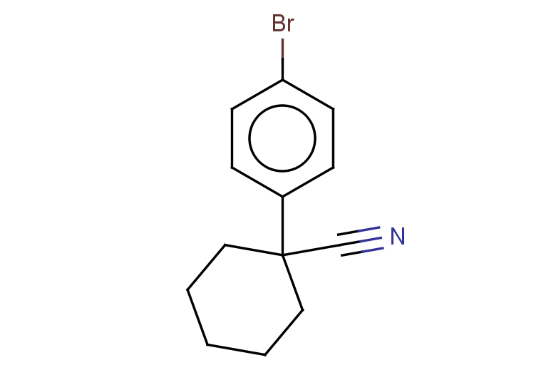 1-(4-bromophenyl)cyclohexane-1-carbonitrile