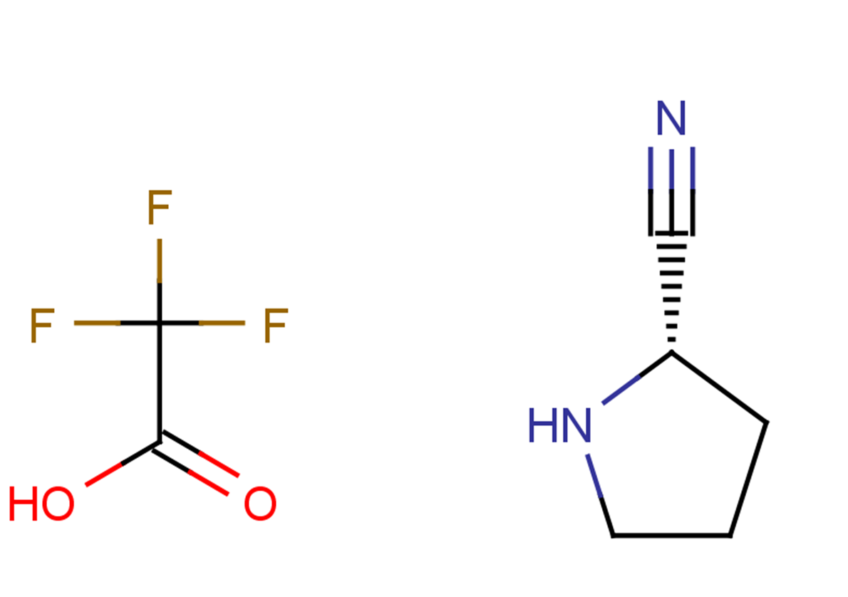 (2S)-pyrrolidine-2-carbonitrile, trifluoroacetic acid