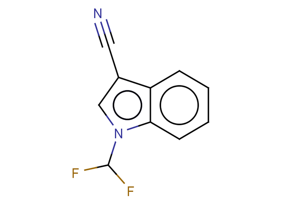1-(difluoromethyl)-1H-indole-3-carbonitrile