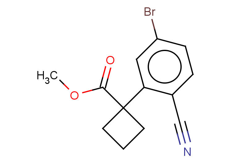 methyl 1-(5-bromo-2-cyanophenyl)cyclobutane-1-carboxylate