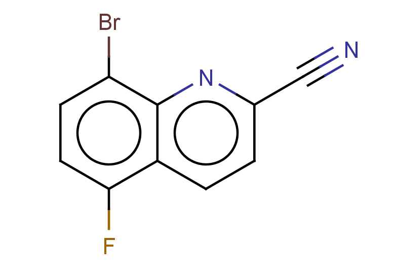 8-bromo-5-fluoroquinoline-2-carbonitrile