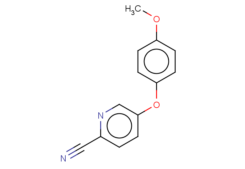 5-(4-methoxyphenoxy)pyridine-2-carbonitrile