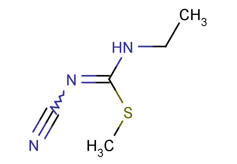 N'-cyano-N-ethyl(methylsulfanyl)methanimidamide