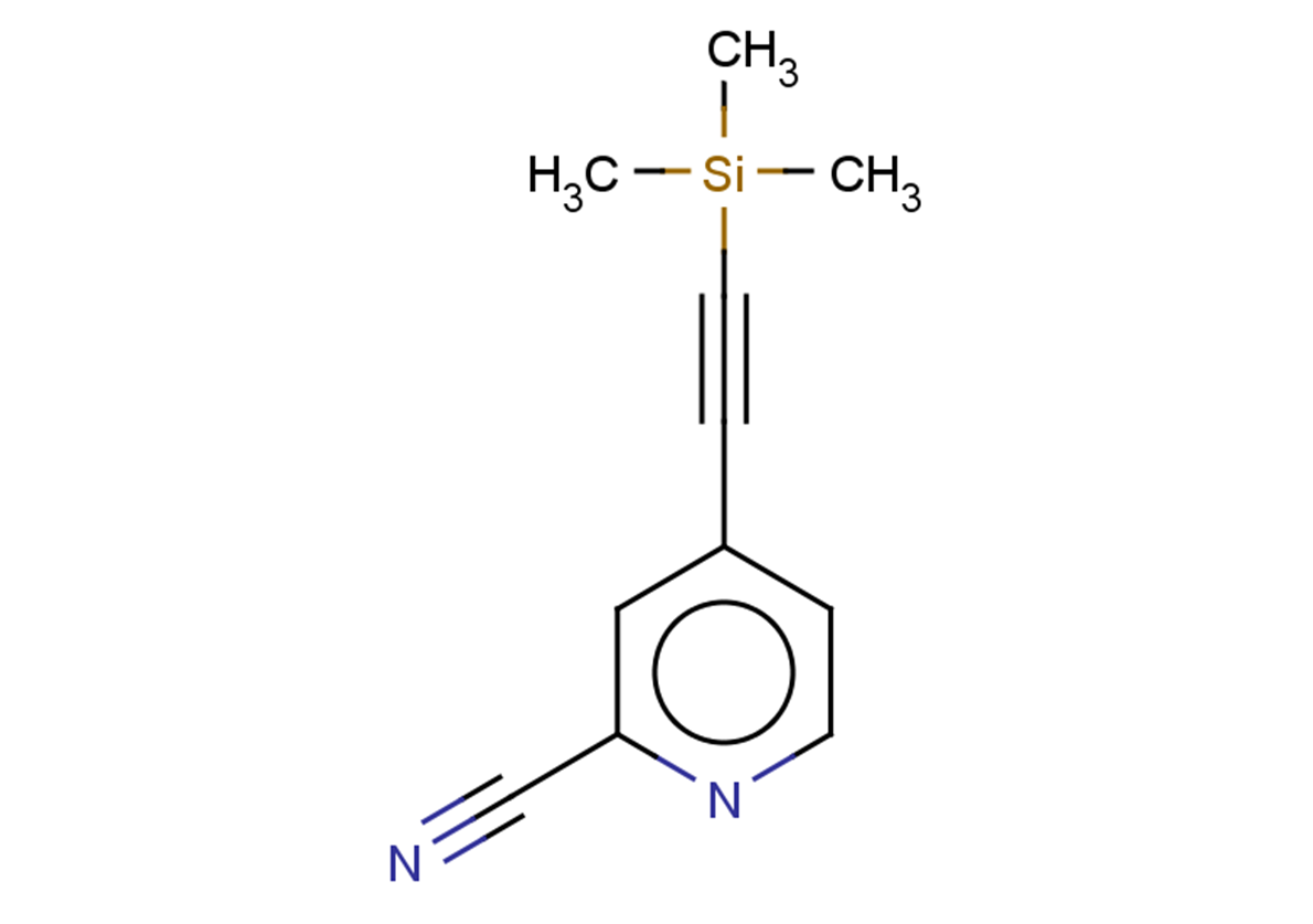 4-[2-(trimethylsilyl)ethynyl]pyridine-2-carbonitrile