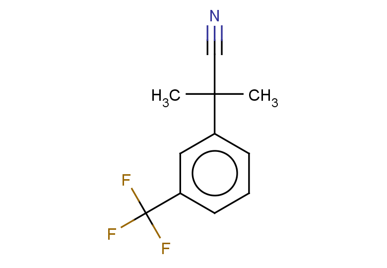 2-methyl-2-[3-(trifluoromethyl)phenyl]propanenitrile