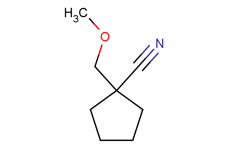 1-(methoxymethyl)cyclopentane-1-carbonitrile