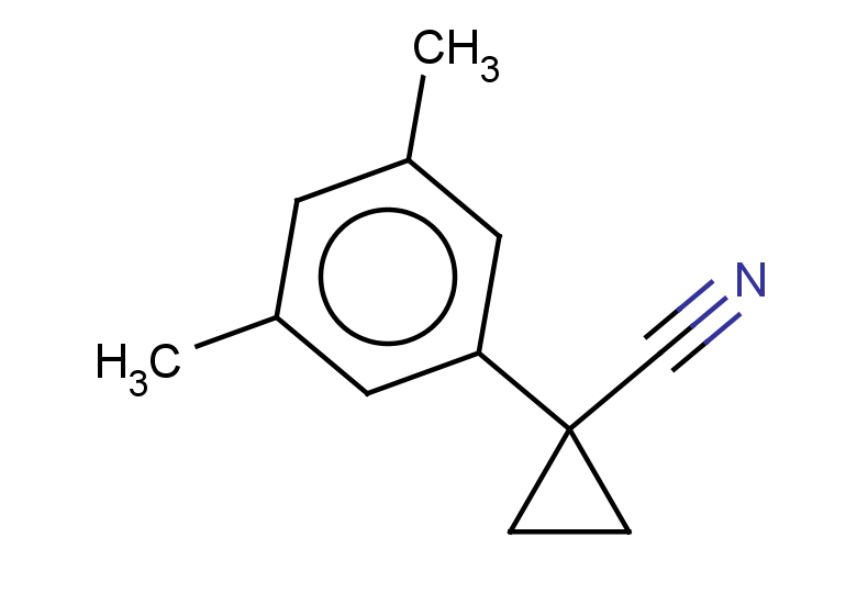 1-(3,5-dimethylphenyl)cyclopropane-1-carbonitrile
