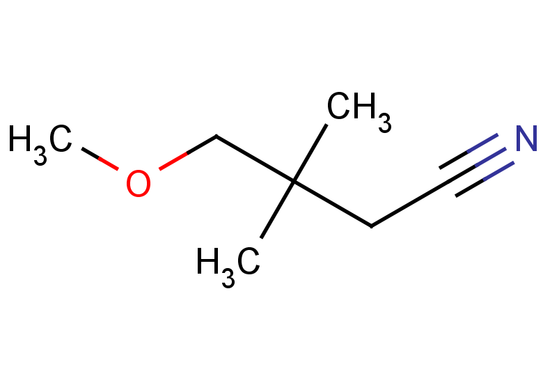 4-methoxy-3,3-dimethylbutanenitrile