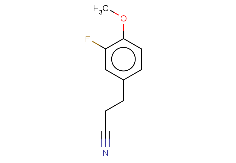 3-(3-fluoro-4-methoxyphenyl)propanenitrile