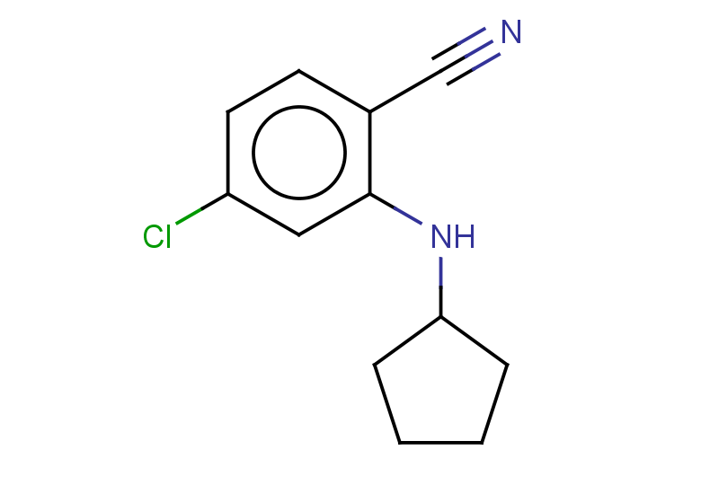 4-chloro-2-(cyclopentylamino)benzonitrile