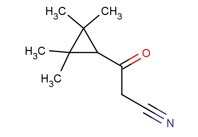 3-oxo-3-(2,2,3,3-tetramethylcyclopropyl)propanenitrile