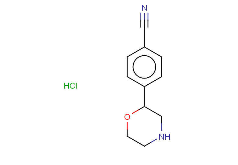 4-(morpholin-2-yl)benzonitrile hydrochloride