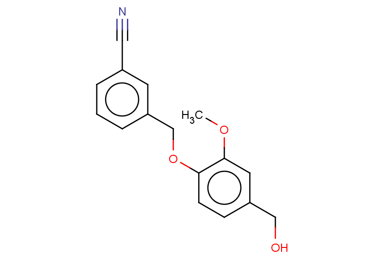 3-{[4-(hydroxymethyl)-2-methoxyphenoxy]methyl}benzonitrile
