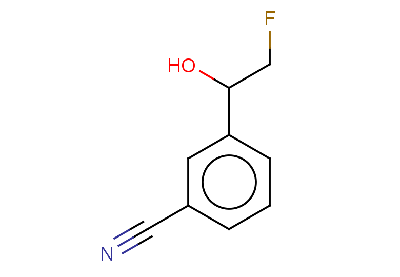 3-(2-fluoro-1-hydroxyethyl)benzonitrile