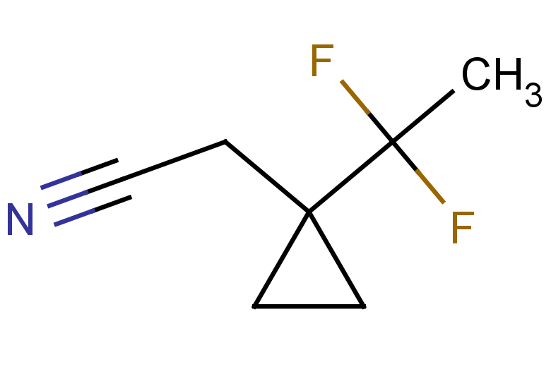 2-[1-(1,1-difluoroethyl)cyclopropyl]acetonitrile