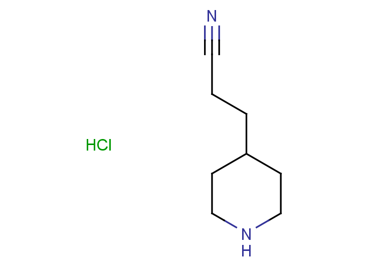 3-(piperidin-4-yl)propanenitrile hydrochloride