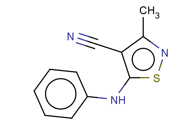 3-methyl-5-(phenylamino)-1,2-thiazole-4-carbonitrile