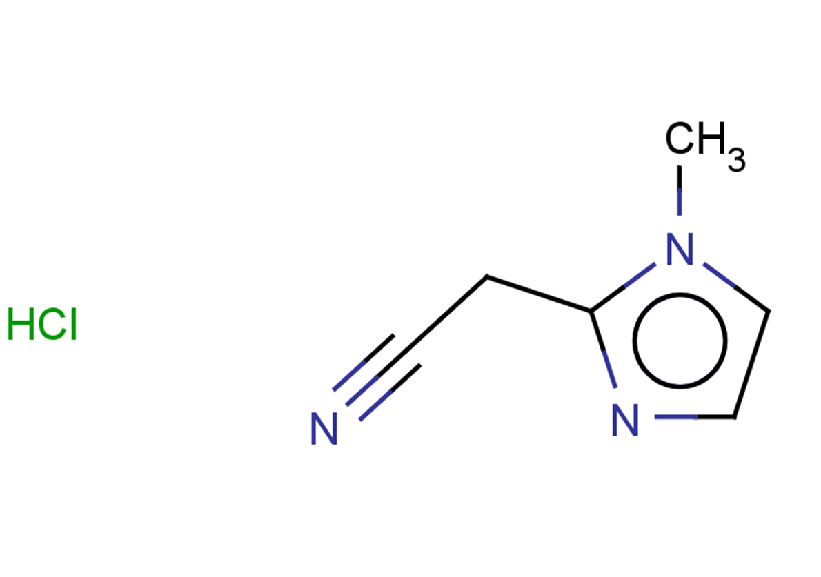 2-(1-methyl-1H-imidazol-2-yl)acetonitrile hydrochloride