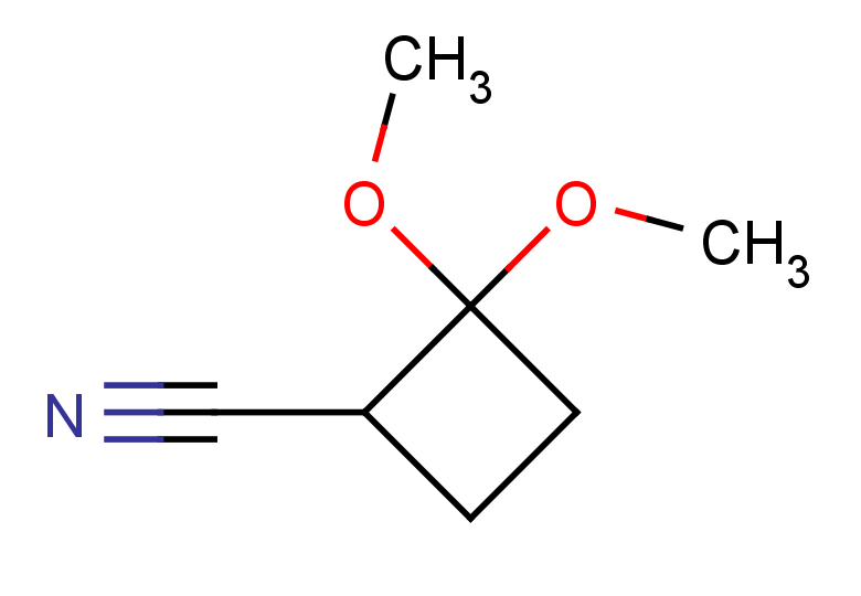 2,2-dimethoxycyclobutane-1-carbonitrile