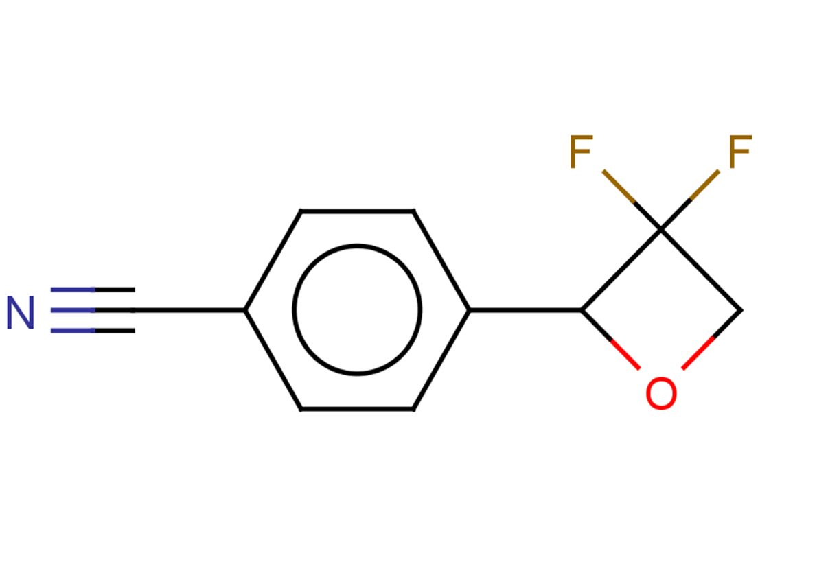 4-(3,3-difluorooxetan-2-yl)benzonitrile