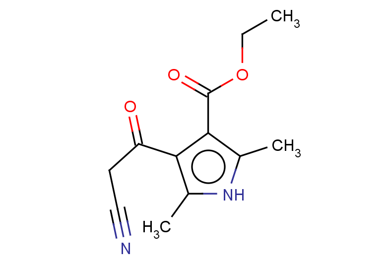 ethyl 4-(2-cyanoacetyl)-2,5-dimethyl-1H-pyrrole-3-carboxylate