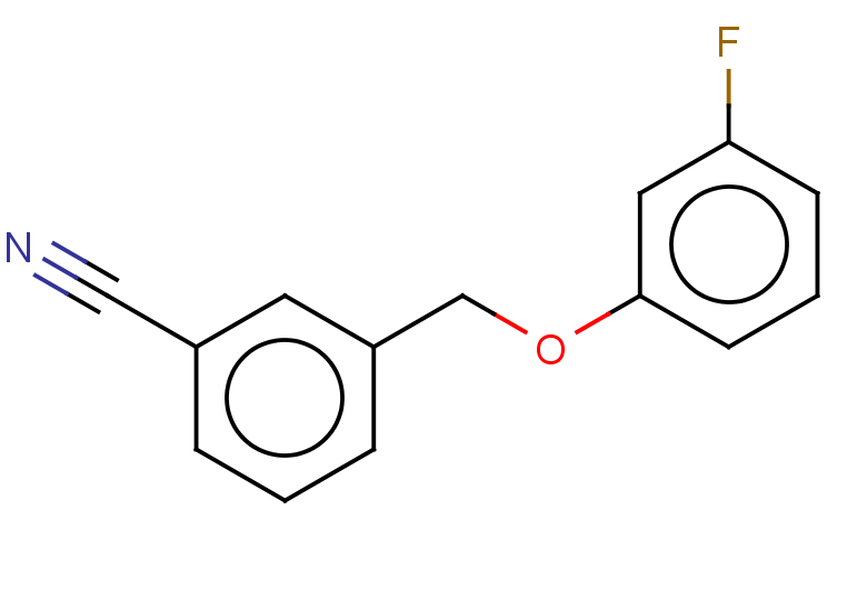 3-(3-fluorophenoxymethyl)benzonitrile