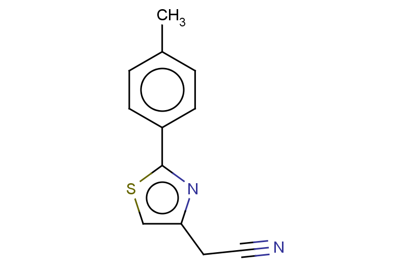 2-[2-(4-methylphenyl)-1,3-thiazol-4-yl]acetonitrile