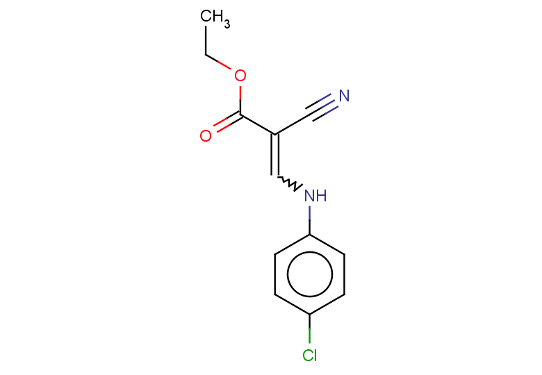 ethyl 3-[(4-chlorophenyl)amino]-2-cyanoprop-2-enoate