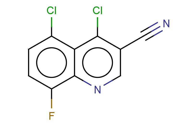 4,5-dichloro-8-fluoroquinoline-3-carbonitrile