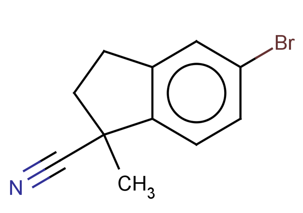 5-bromo-1-methyl-2,3-dihydro-1H-indene-1-carbonitrile