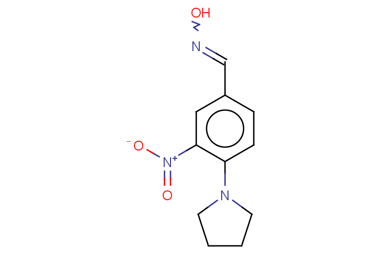 N-{[3-nitro-4-(pyrrolidin-1-yl)phenyl]methylidene}hydroxylamine