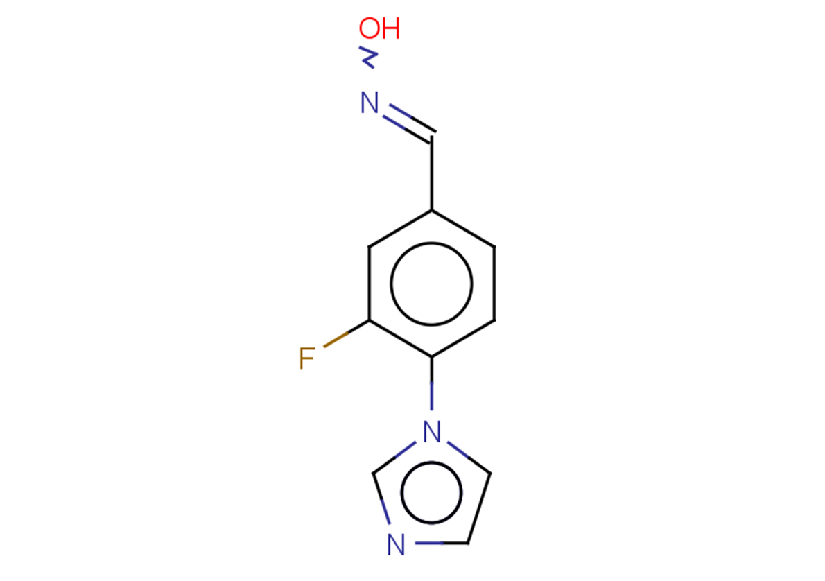 N-{[3-fluoro-4-(1H-imidazol-1-yl)phenyl]methylidene}hydroxylamine