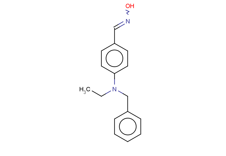N-benzyl-N-ethyl-4-[(hydroxyimino)methyl]aniline